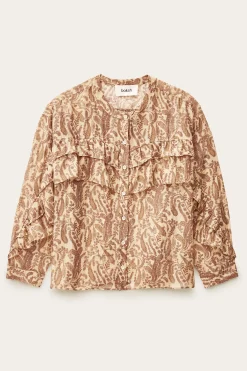 TUNELLA classic ruffle shirt