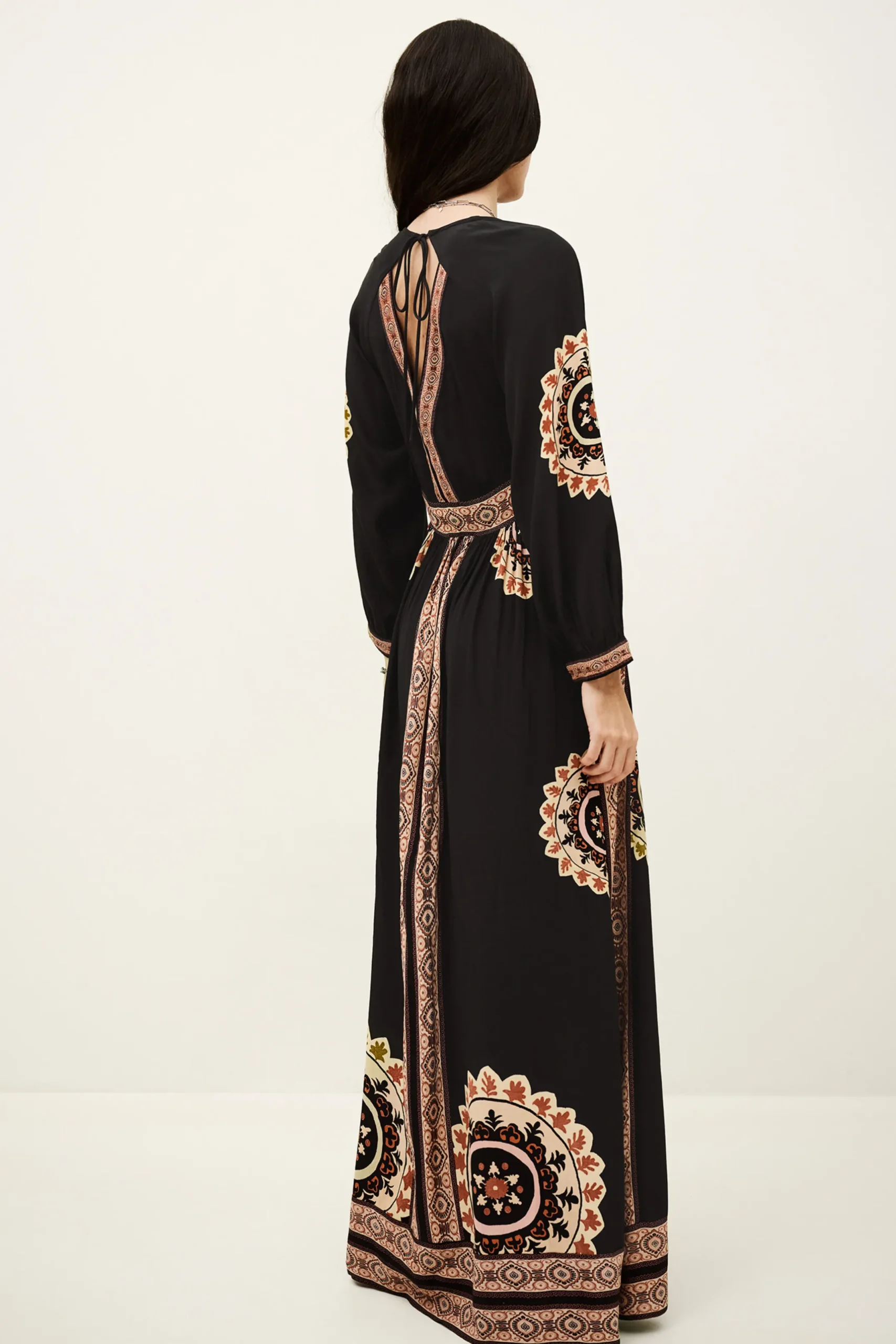 VERA patterned maxi dress