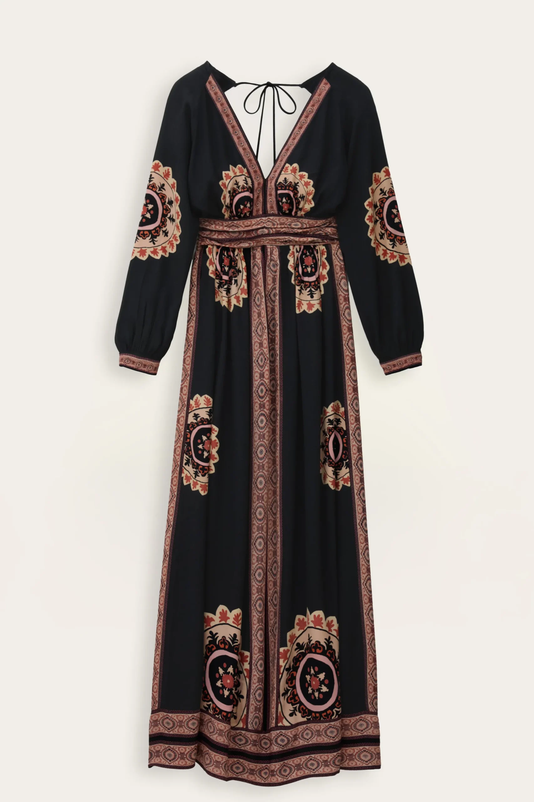 VERA patterned maxi dress