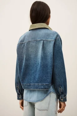 VIGILIO cropped denim jacket