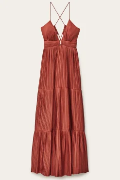 WASTA satin maxi dress