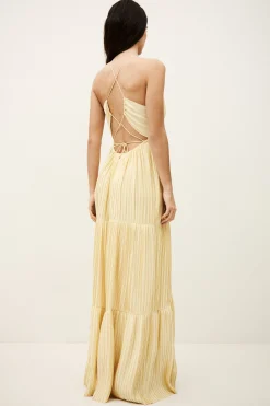 WASTA satin maxi dress