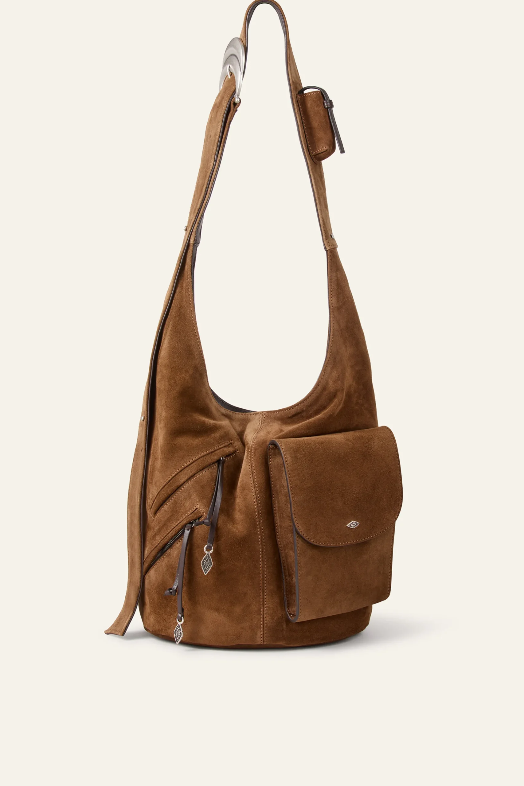 YOUYOU multi-pocket bucket bag