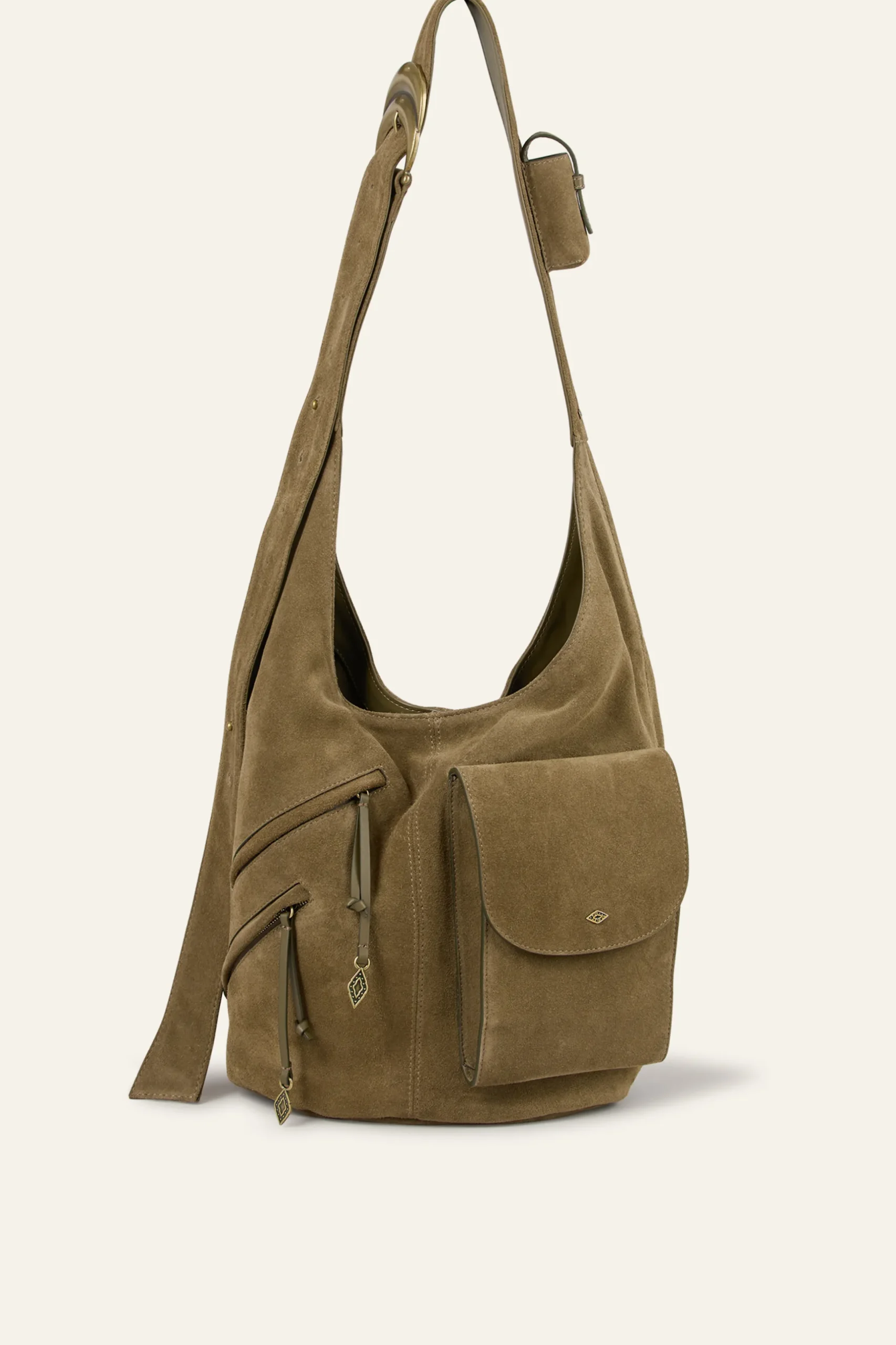 YOUYOU multi-pocket bucket bag