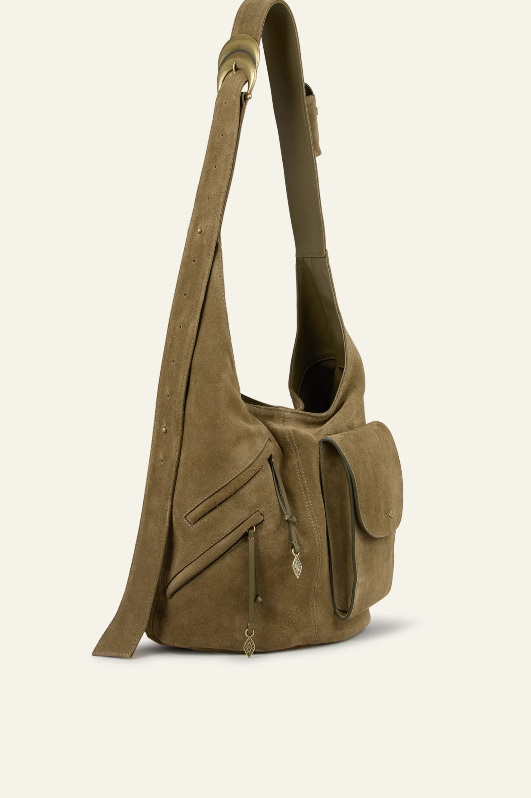 YOUYOU multi-pocket bucket bag