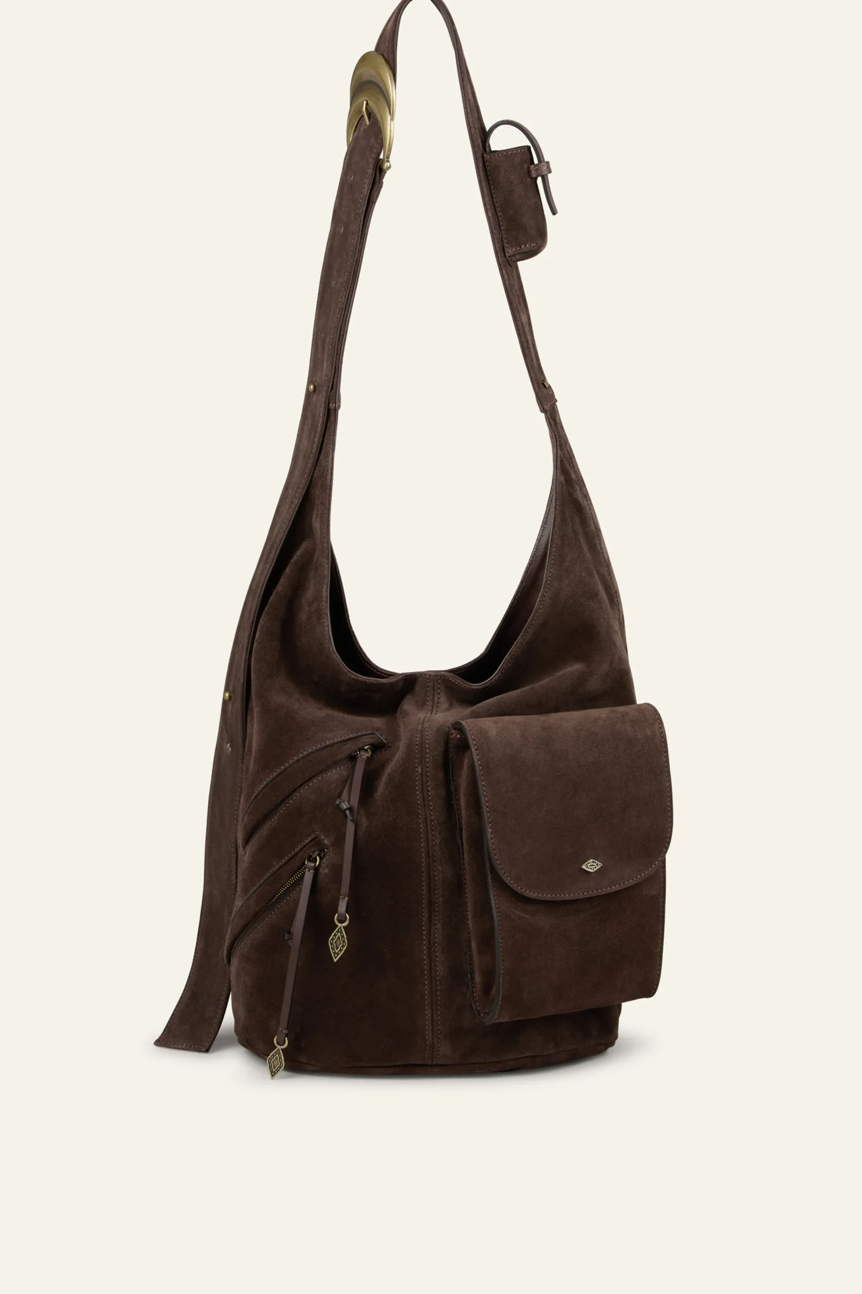 YOUYOU multi-pocket bucket bag