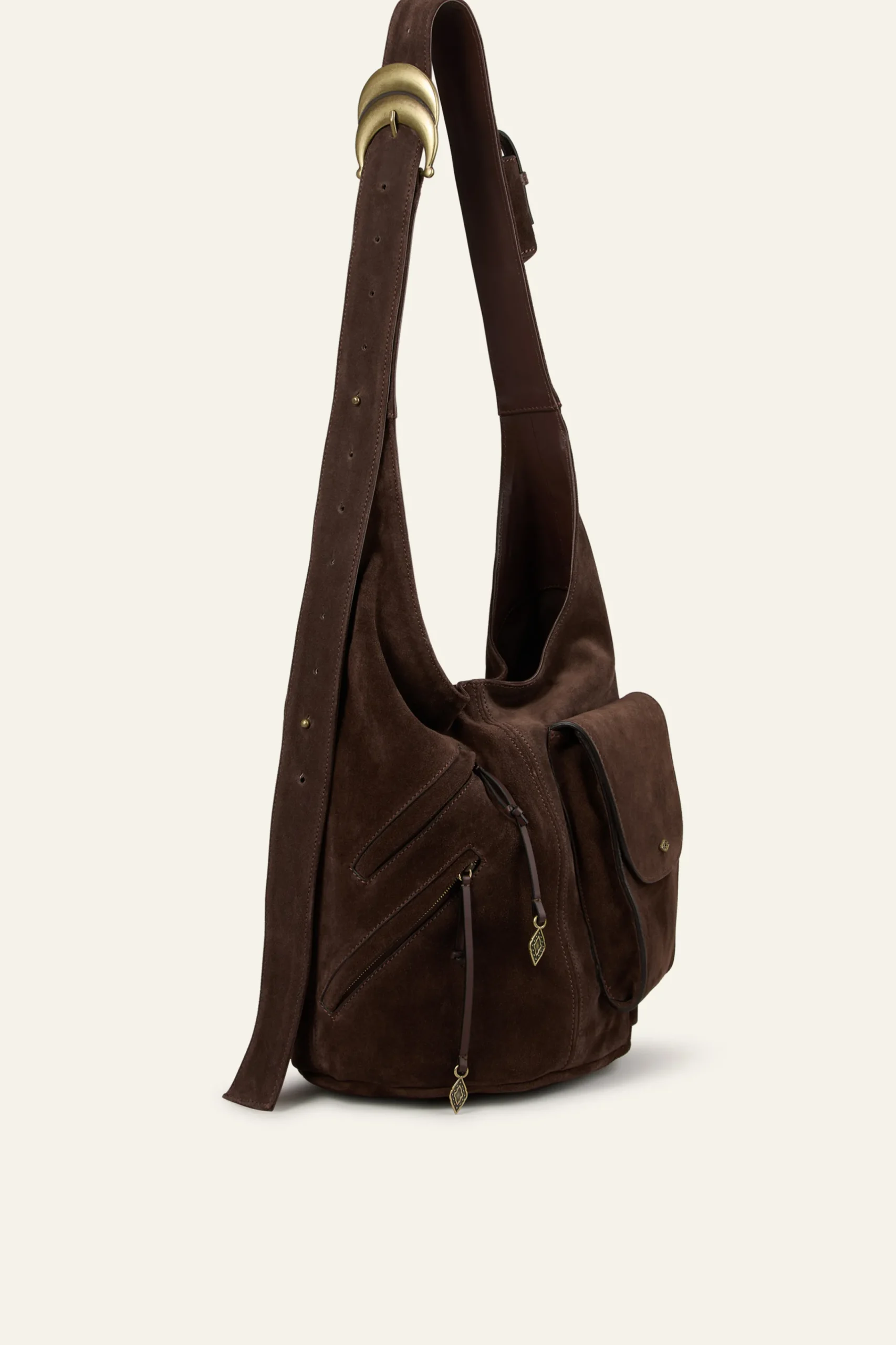 YOUYOU multi-pocket bucket bag
