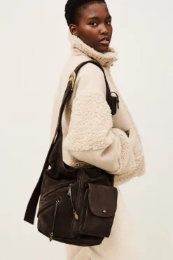 YOUYOU multi-pocket bucket bag