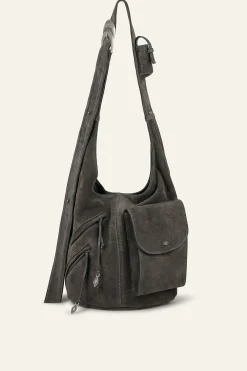 YOUYOU multi-pocket bucket bag