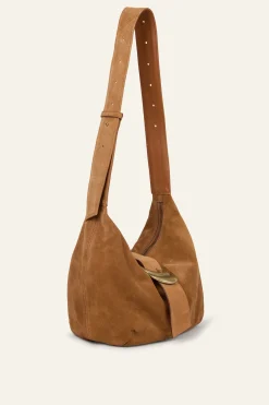 YOUYOU suede hobo bag
