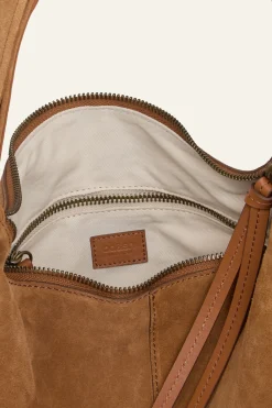 YOUYOU suede hobo bag
