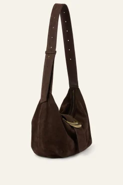 YOUYOU suede hobo bag