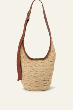 YOUYOU woven bucket bag
