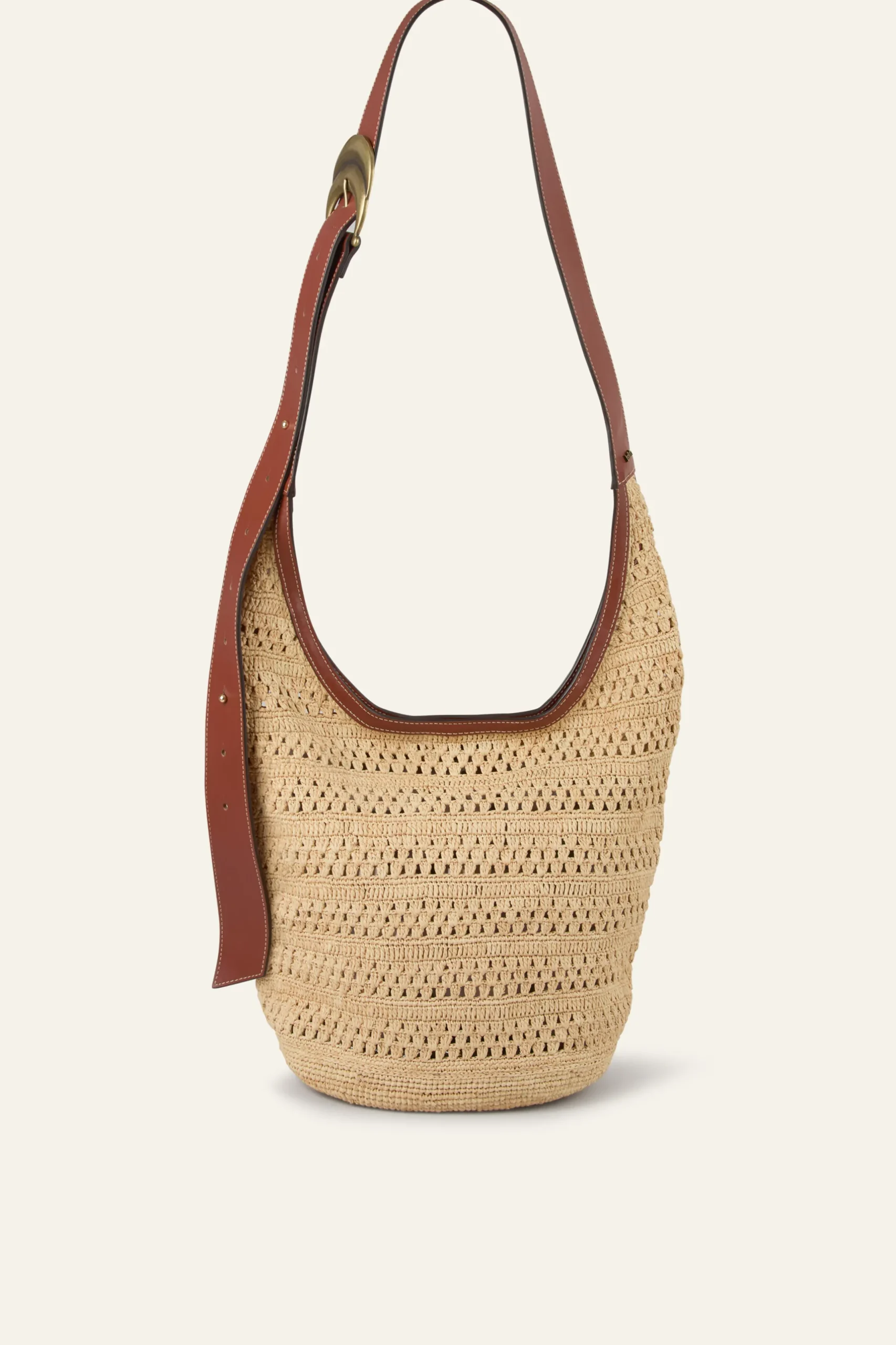 YOUYOU woven bucket bag