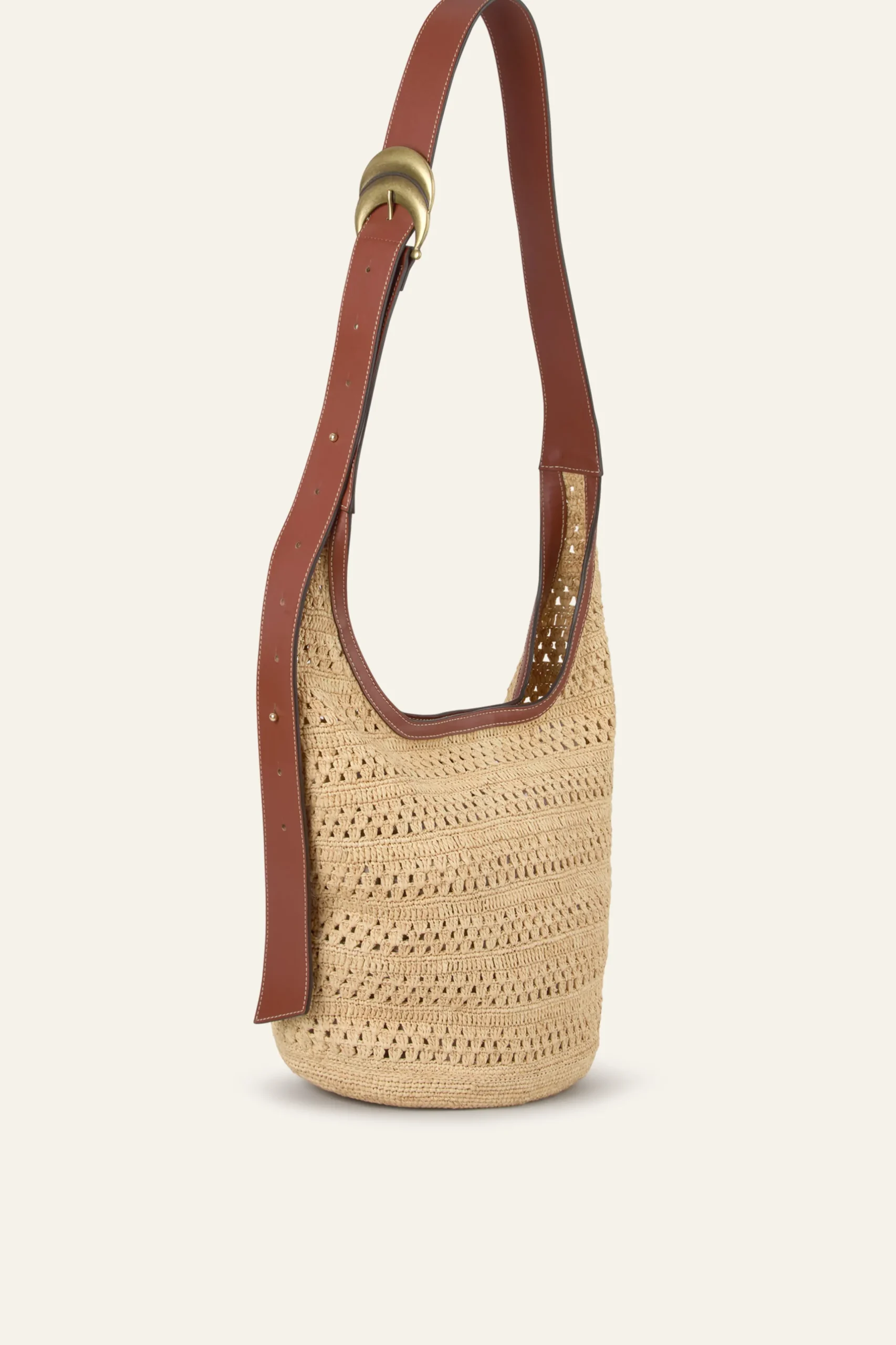 YOUYOU woven bucket bag